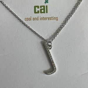 CAI “J” initial Necklace